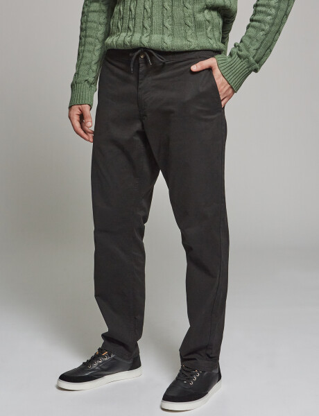 Pantalón comfort jogger negro