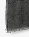 Pashminas Special Price Pashmina A Cuadros - Negro