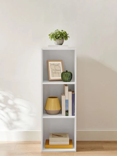 LIBRERÍA ESTANTERIA BLANCO