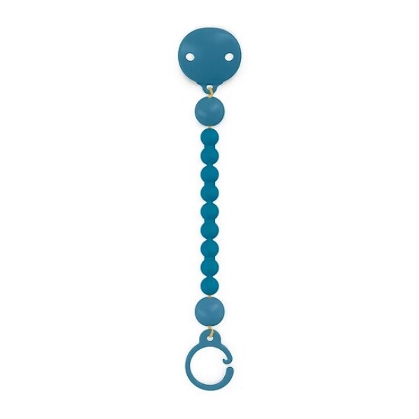 Clip para chupete Suavinex silicona ESSENCE azul petroleo