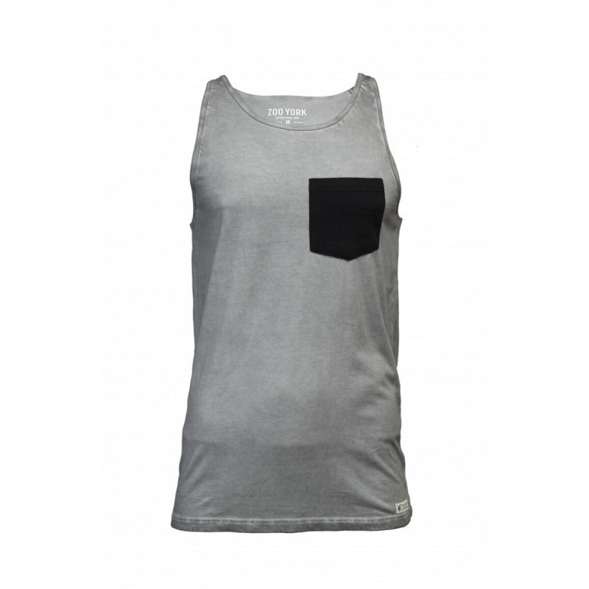 Musculosa Zoo York Basic Garment Wash - Gris 