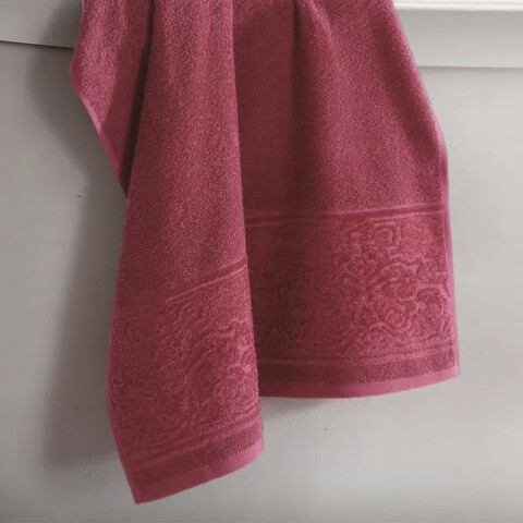 Toalla Mano Comfort Dohler 100% Algodón 50 x 90 cm 6512-CARMIN