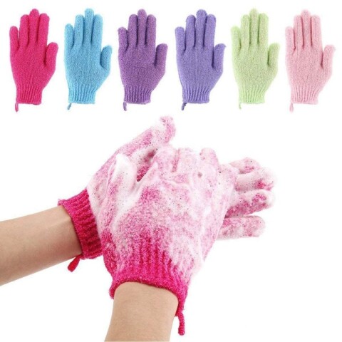 OUTLET Guantes para ducha 17 x 12 cm - x 2 unidades en bolsa Unica