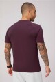 Polo Manga Corta Fit The Training Day Tee Hombre Oxblood