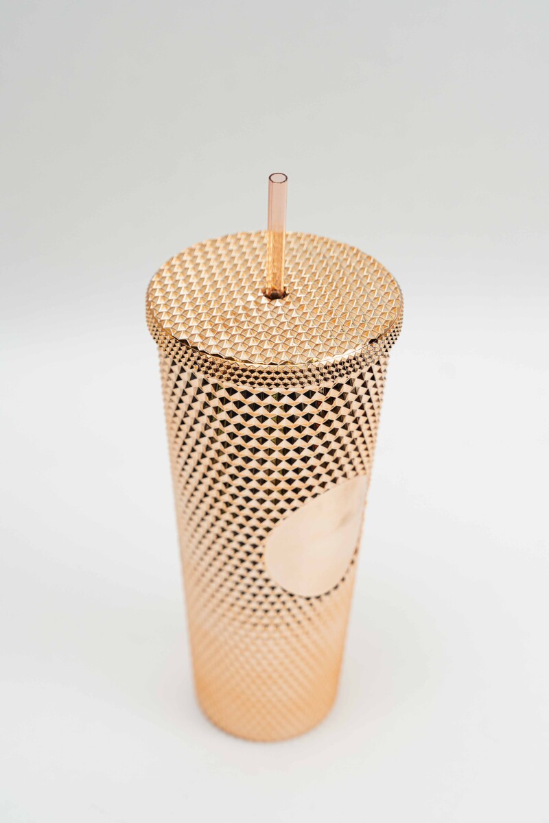 Vaso Con Tapa + Sorbito Eira - Estampado 2 