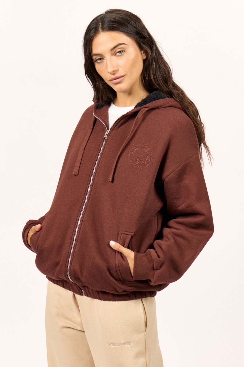 CANGURO NINETEEN SHERPA H-marron