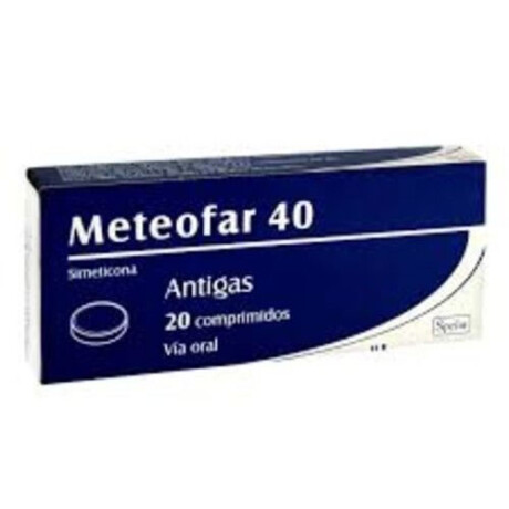 METEOFAR 40 MG 20 COMPRIMIDOS METEOFAR 40 MG 20 COMPRIMIDOS