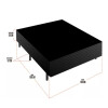 Sommier Somier Colchón 2plazas Espuma 20cm 150kg Reversible Color Negro Sommier Somier Colchón 2plazas Espuma 20cm 150kg Reversible Color Negro