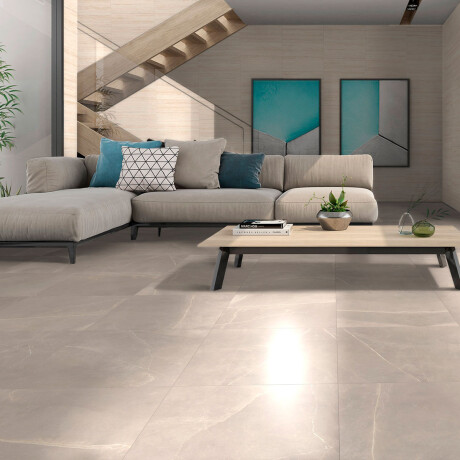 Porcelanato Beige Marmolado Mate Rectificado 60X60Cm Piso Pared GAMAS DE BEIGE