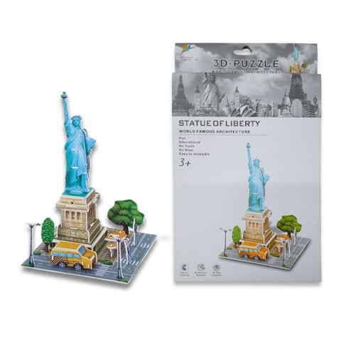 3x2 OUTLET Puzzle 3D de cartón varios monumentos 22x15cm 3x2 Outlet Puzzle 3d De Cartón Varios Monumentos 22x15cm