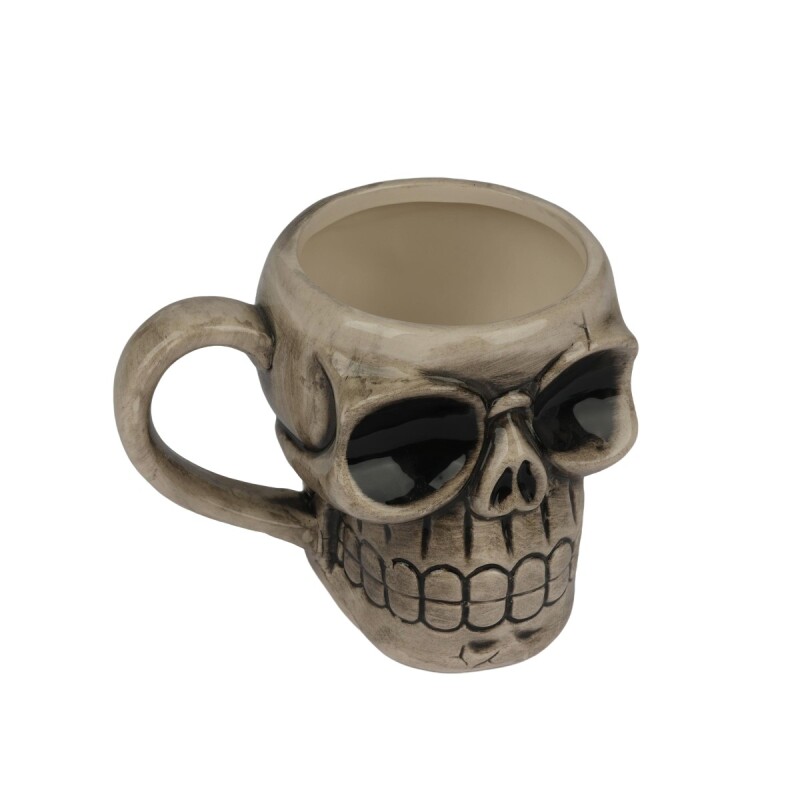 Taza con diseño de calavera Taza con diseño de calavera