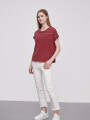 Remera Nedre Cereza Oscuro