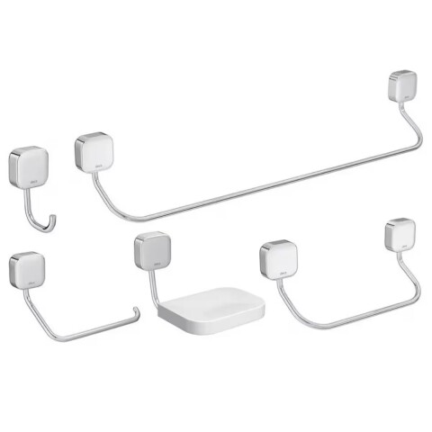 Kit accesorio Deca 5 piezas bronce cromado PIX Kit Accesorio Deca 5 Piezas Bronce Cromado Pix