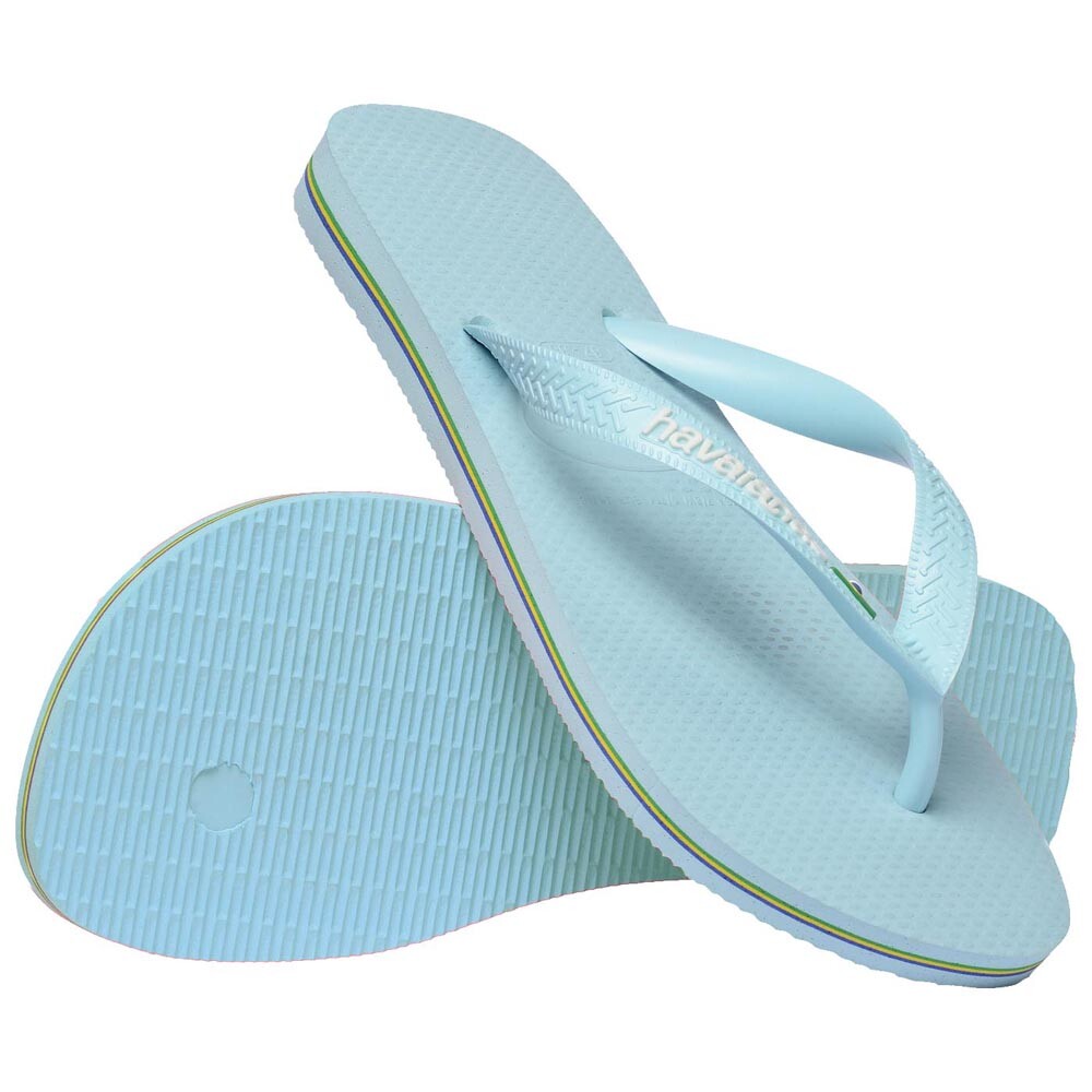 Sandalias Havaianas Brasil Logo Hombre Azul Maceió