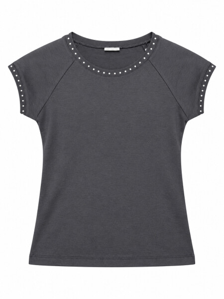 REMERA DENORA GRIS OSCURO