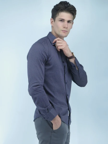 CAMISA OXX CORK AZUL FLORE