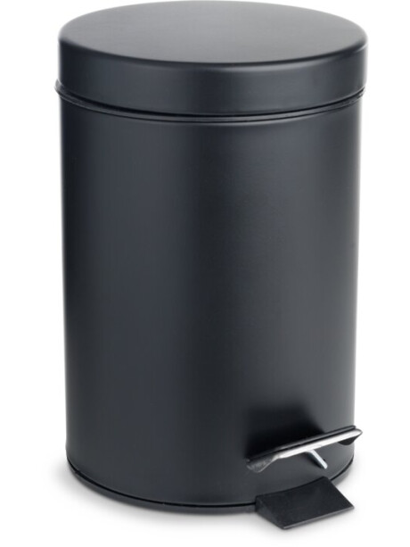 Papelera pedal MALA 3L metal recubierto negro Papelera pedal MALA 3L metal recubierto negro
