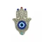 Imán metal mano de Fátima Azul
