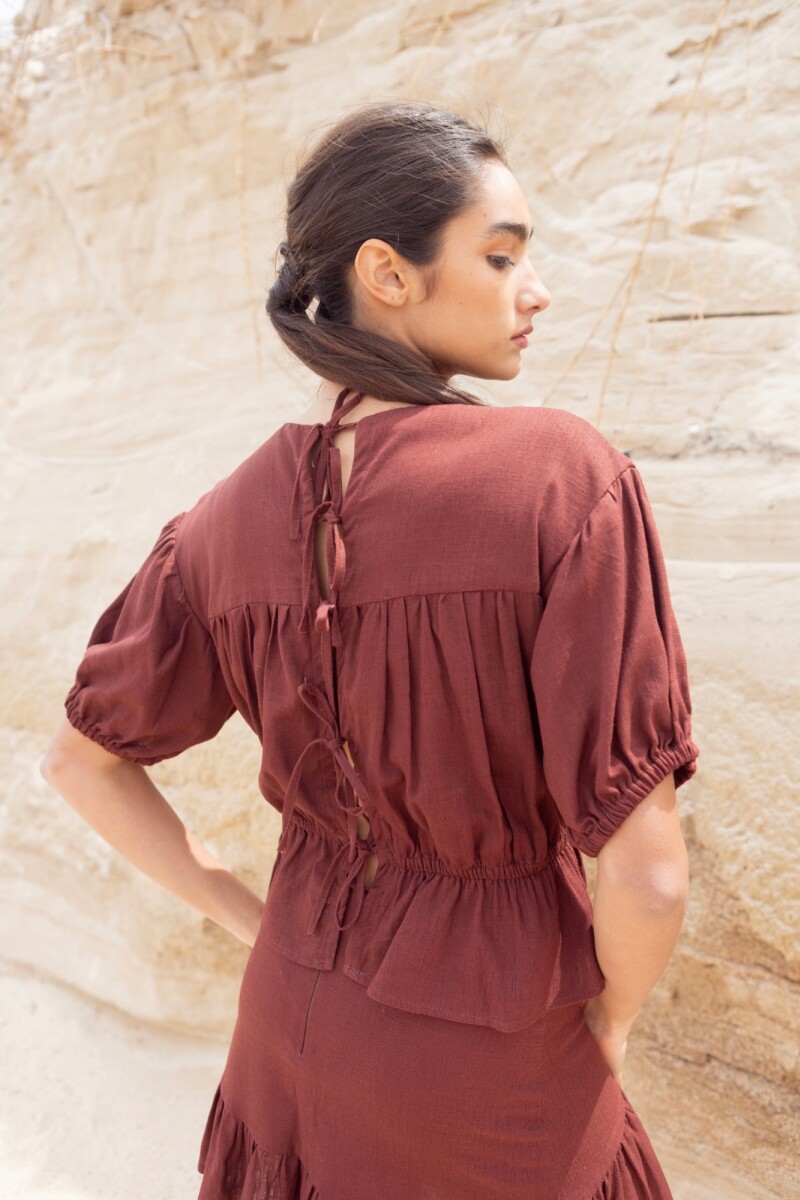 BLUSA OCTOPUS Chocolate