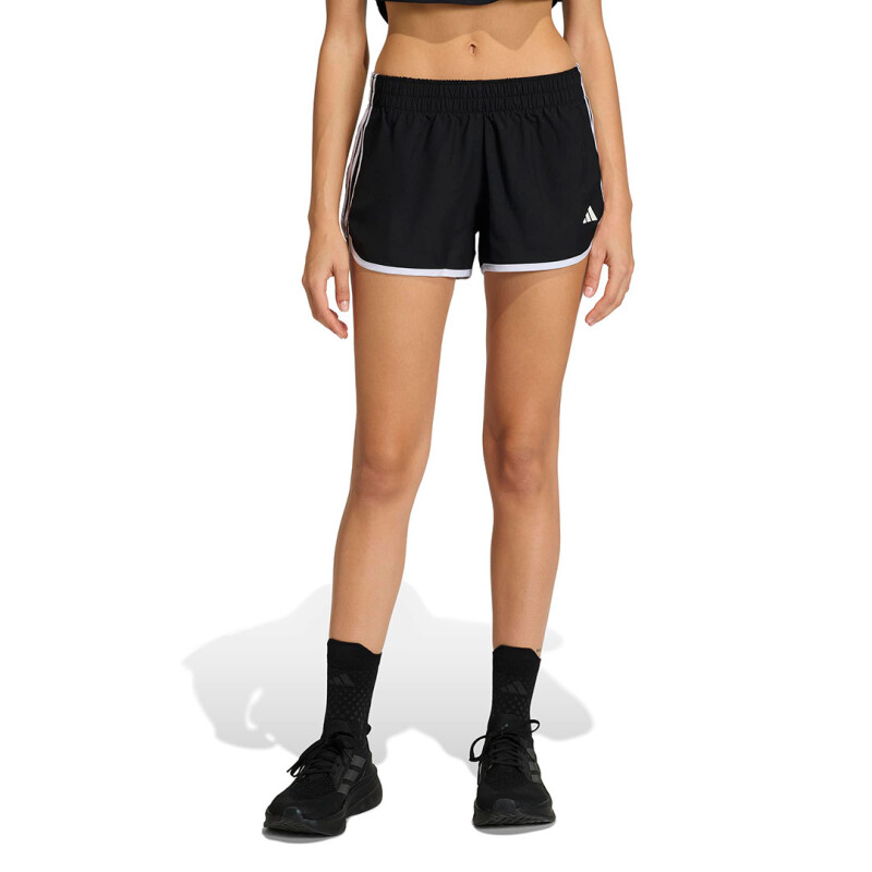 Short de Mujer Adidas Running Adi365 M20 Negro - Blanco