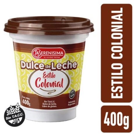 NAT-LA SERENISIMA DULCE DE LECHE 250G NAT-LA SERENISIMA DULCE DE LECHE 250G