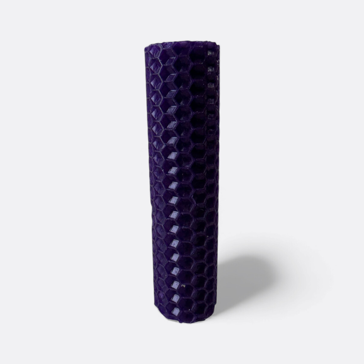 Vela De Miel Gruesa De Colores - Violeta 