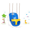 Hamaca Bebe Plástica con Cinto Azul