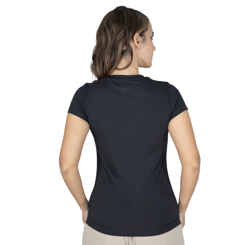 TSHIRT FEM POLY/SPX EVERLAST E-DAY BK W6 NEGRO
