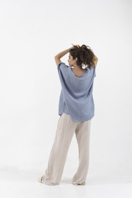 Blusa Ananda. Azul