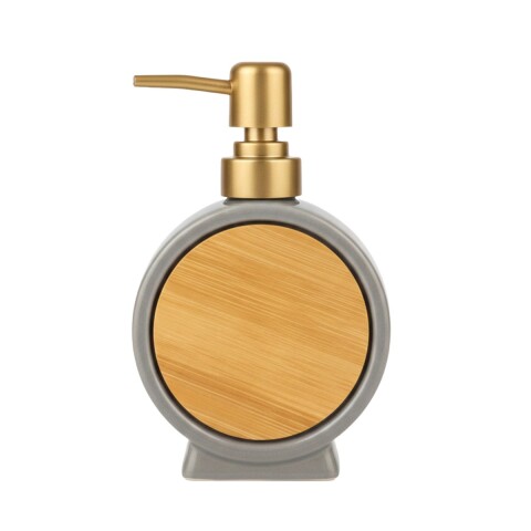 DISPENSADOR CERAMICA GRIS P/BAÑO 10X15CM Unica