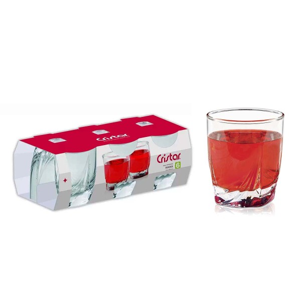 Set vasos Strauss 275 ml CRISTAR Set vasos Strauss 275 ml CRISTAR