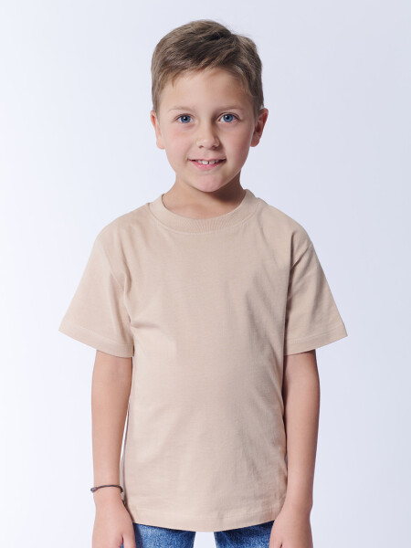 Remera algodón flame Beige