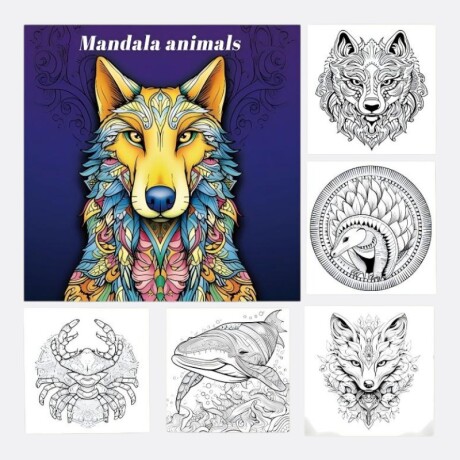 Block Mandalas Animales Para Pintar Block Mandalas Animales Para Pintar