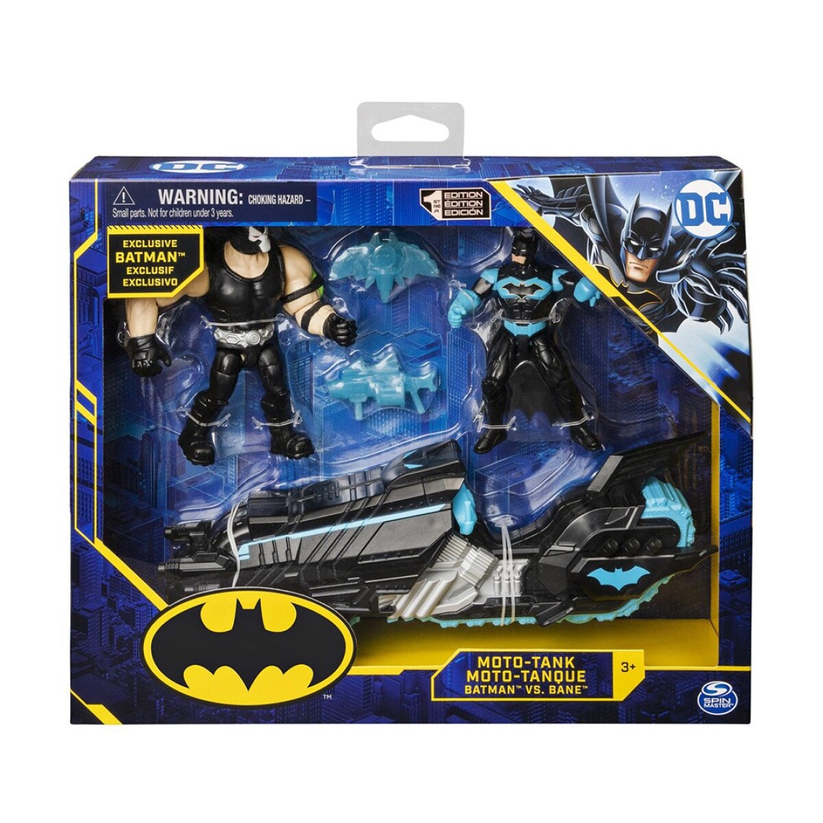 Set Figuras Batman Vs Bane con Moto Tanque - 001 