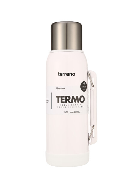 Termo Premium 1lt. Con base de Silicona Metalizado Blanco