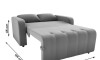 Sofá Cama Amora New con Baúl Gris