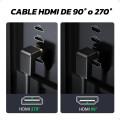 Cable HDMI 1.5M Ãngulo Recto 270 Grados Vention Cable HDMI 1.5M Ãngulo Recto 270 Grados Vention