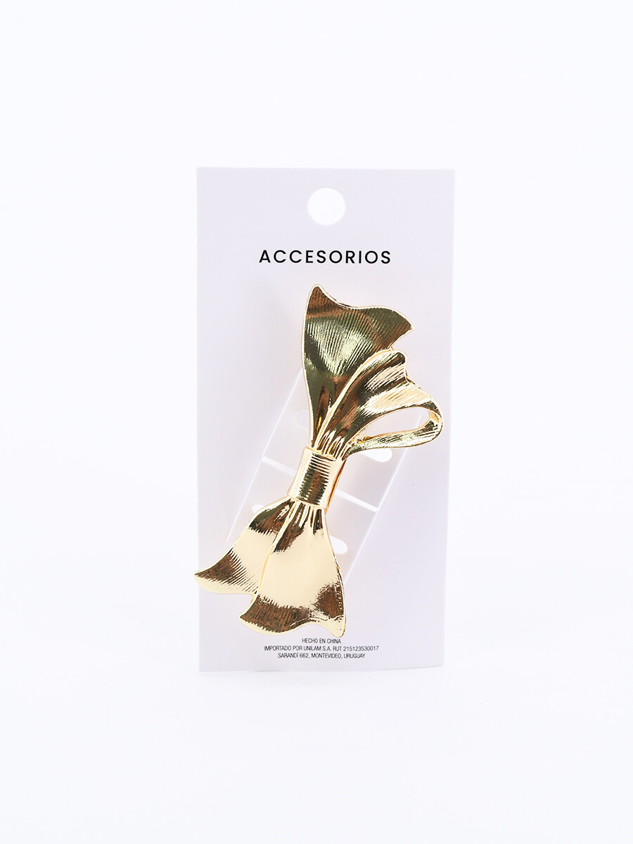 BROCHE MOÑA - DORADO 