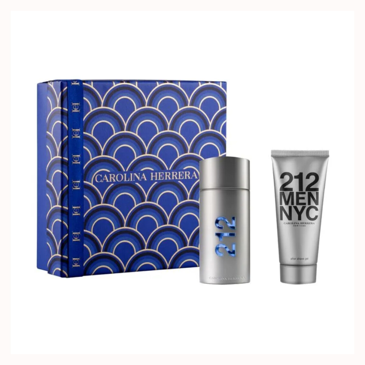 Fragancia Masculina Carolina Herrera 212 EDT 100 ml + After Shave 100 ml - Set de Regalo 