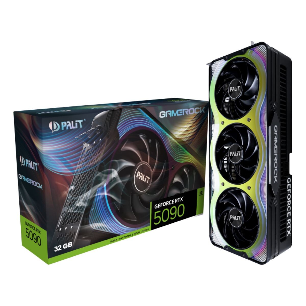 Tarjeta Palit Geforce Rtx 5090 Gamerock 32GB GDDR7 
