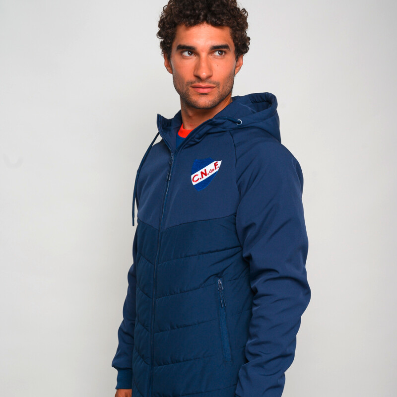 Abrigo Parka Jut de Hombre Azul