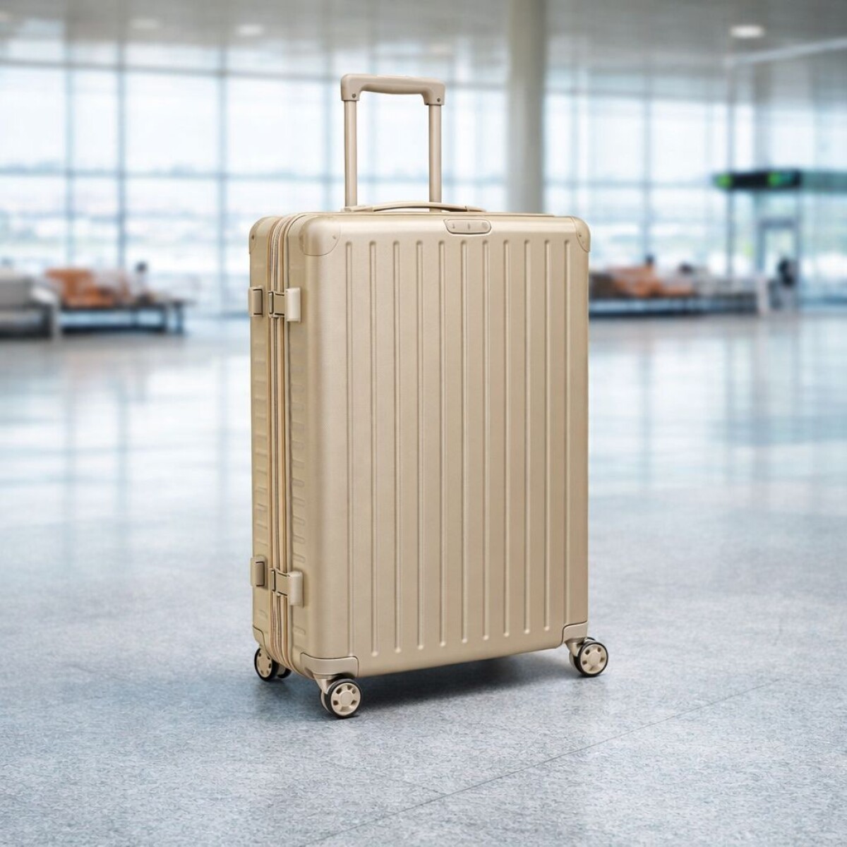 Valija Rígida de Policarbonato con Ruedas 24' - Beige 