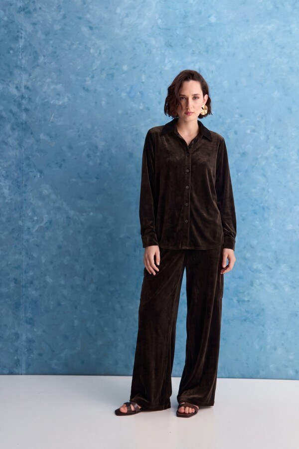 CAMISA LIBBY Chocolate