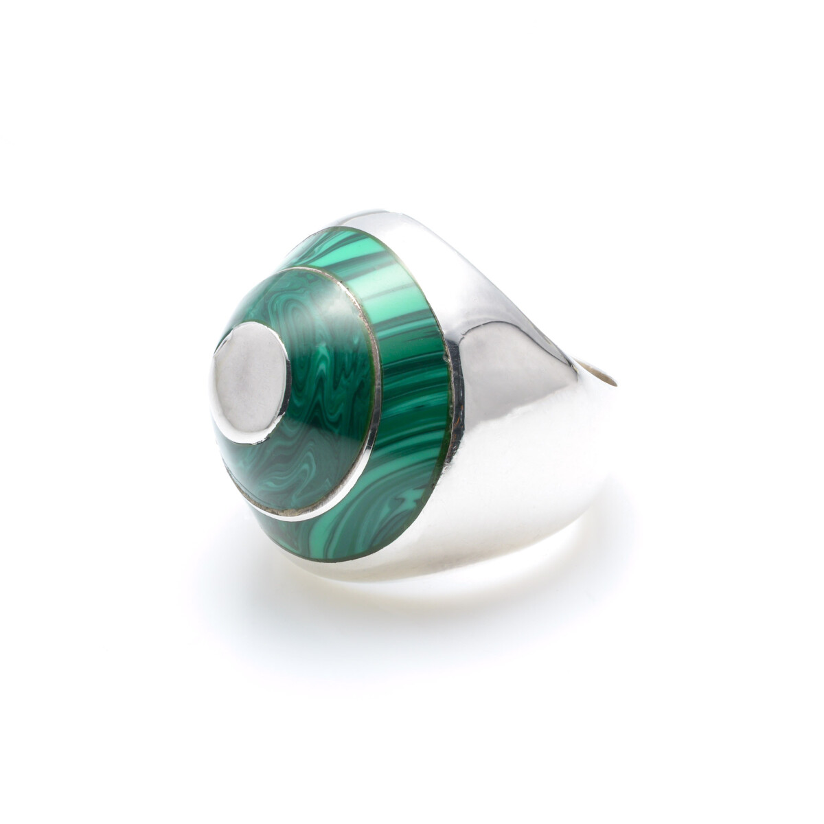 Anillo Prisma - Anillo Prisma Malaquita 