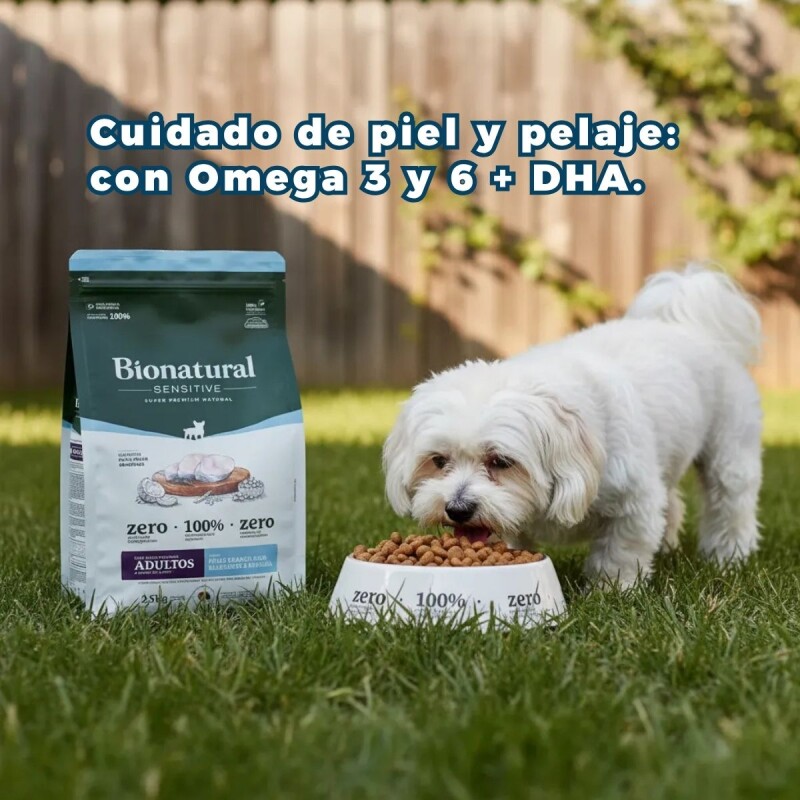 BIONATURAL SENSITIVE PERROS RAZAS PEQUEÑAS 2.5 Kg BIONATURAL SENSITIVE PERROS RAZAS PEQUEÑAS 2.5 Kg