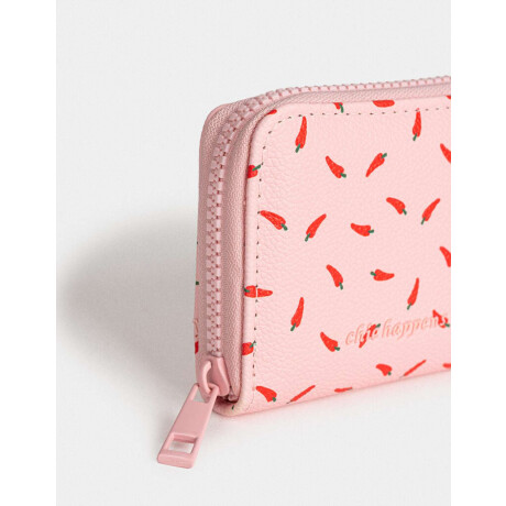 Billetera Cuerina Rosa Viejo