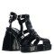 Sandalias de Mujer Miss Carol RETRO Negro (Charol)