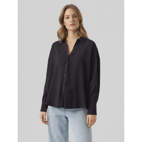 VMQUEENY LS OVERSIZE SHIRT WVN GA NOOS CORE-12 1 Black