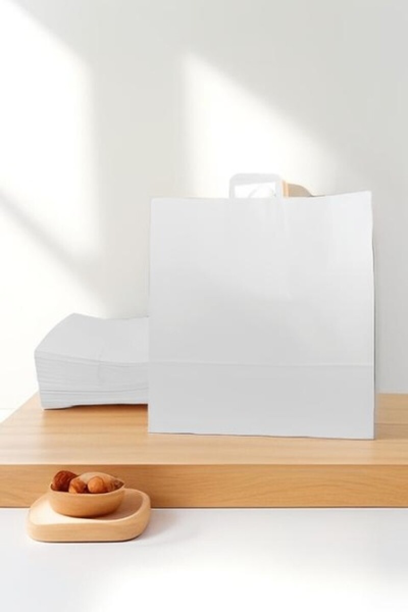 Pack x 50 - bolsa lisa 45x15x48 cm. - BLANCO 