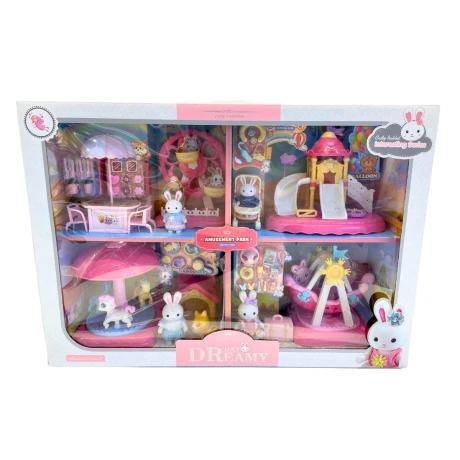 Playset Conejos Bay Dreamy 4 Escenarios con Accesorios 001